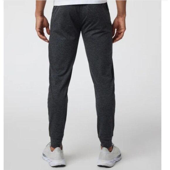 Vuori Mens Ponto Dreamknit Performance Jogger Charcoal Heather Size Large - Picture 3 of 11
